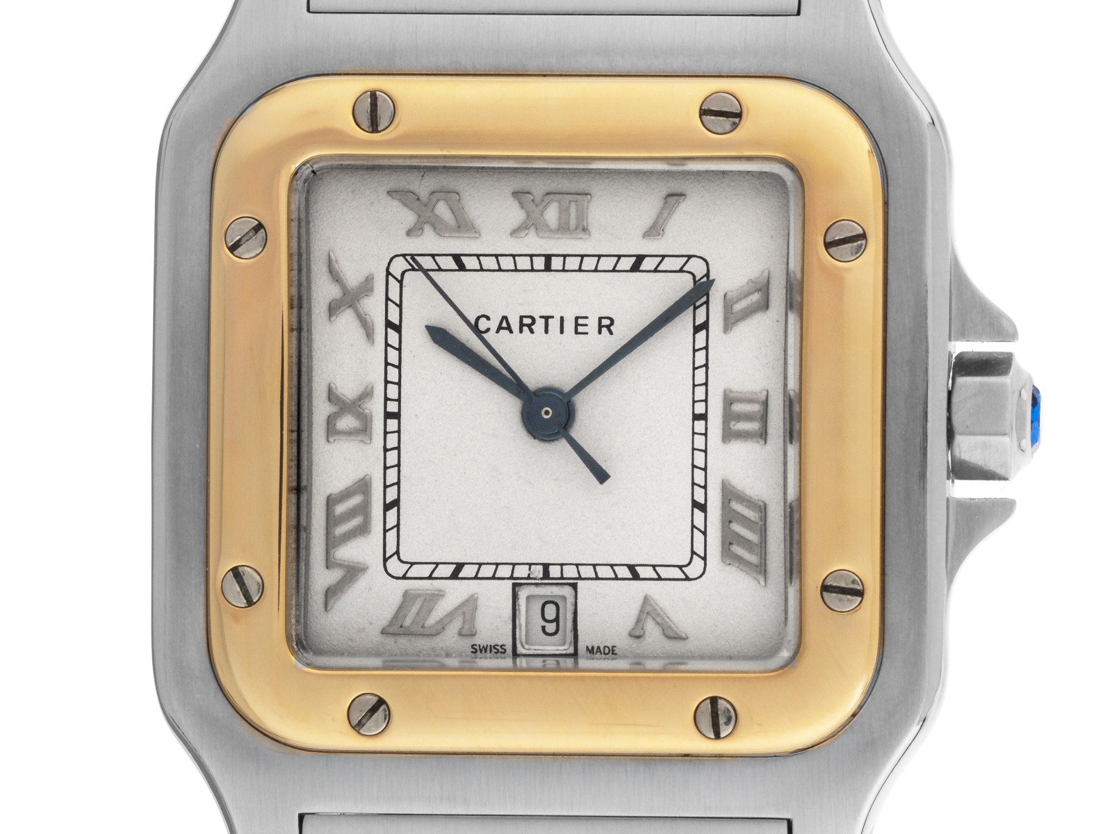 Cartier Santos Galbee GM Ref.187901 Bj.1995 Full Set sehr gut Vintage 