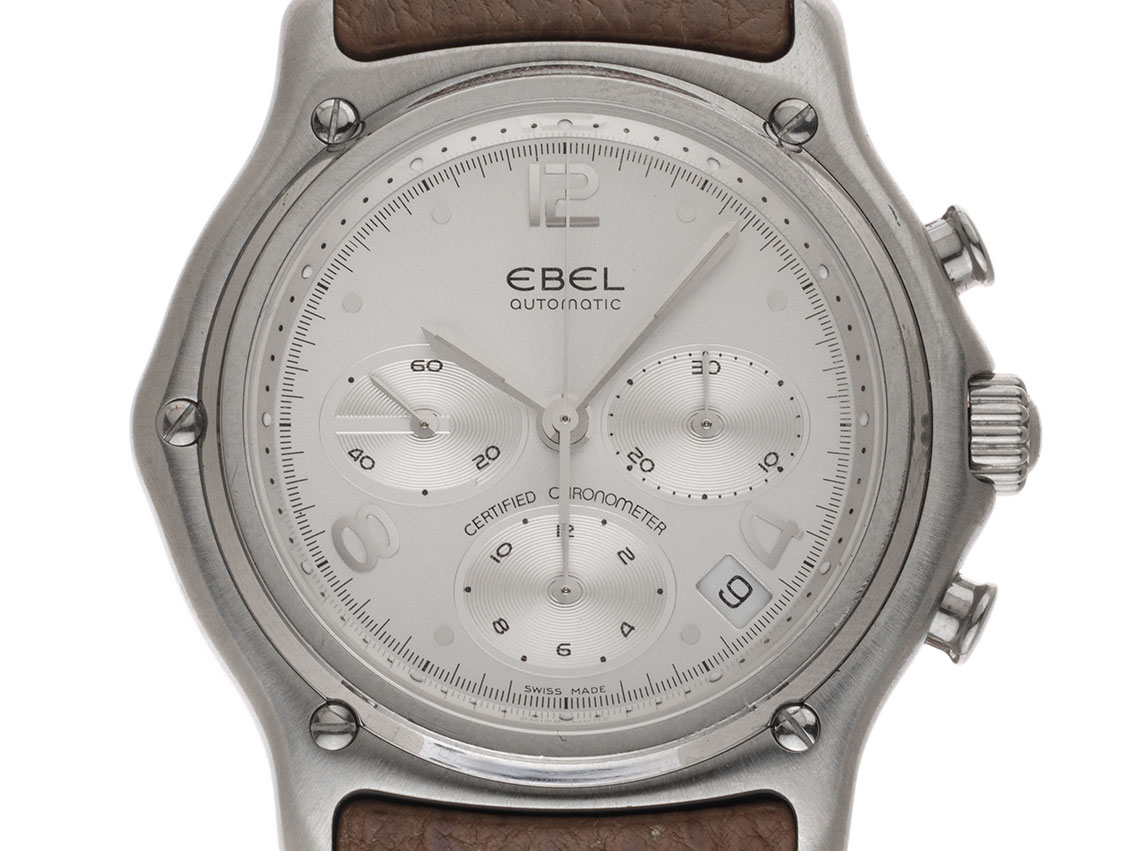 Ebel 1911 Chronograph Ref.9137240 2001 original Box sehr gut Vintage 