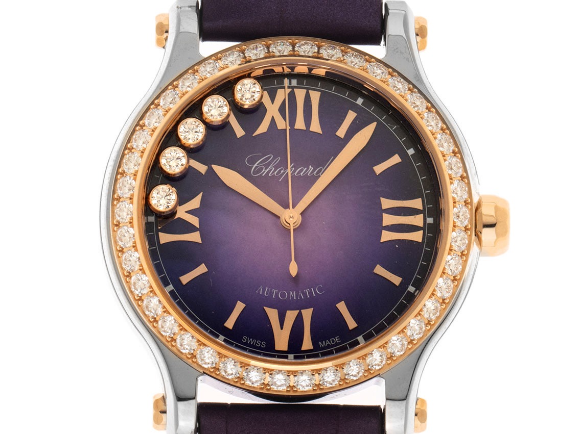 Chopard Happy Sport Diamanten Ref.278608-6012 2026 Full Set Ungetragen