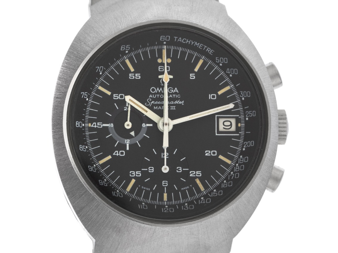 Omega Speedmaster Mark III Ref.176.002 1975 original Box sehr gut Vintage