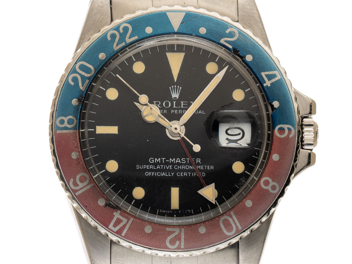 Rolex GMT Master rot blau Pepsi Ref.1675 1969 Full Set original Vintage 
