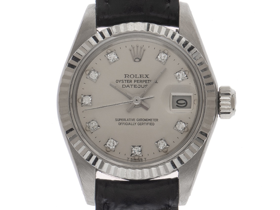 Rolex Lady Datejust Diamanten Ref.6917 Bj.1982 Box&Beschreibung sehr gut Vintage  