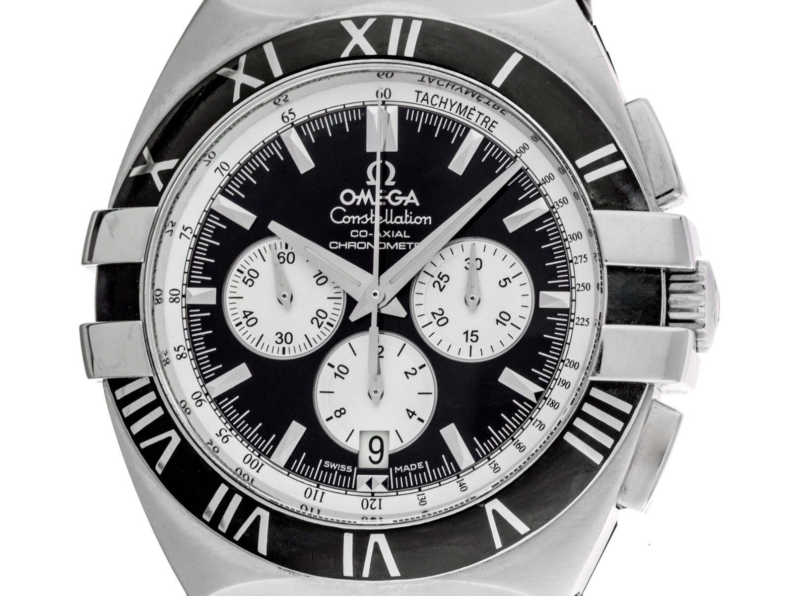 Omega Constellation Double Eagle Chronograph Ref.1819.51.91 Bj.2007 Full Set original Unpoliert Vintage