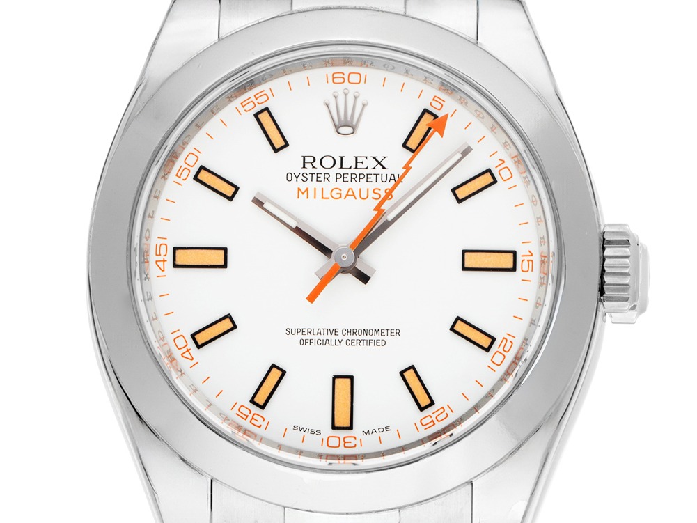 Rolex Oyster Perpetual Milgauss Ref.116400 Bj.2010 Box&Beschribung wie Neu Vintage