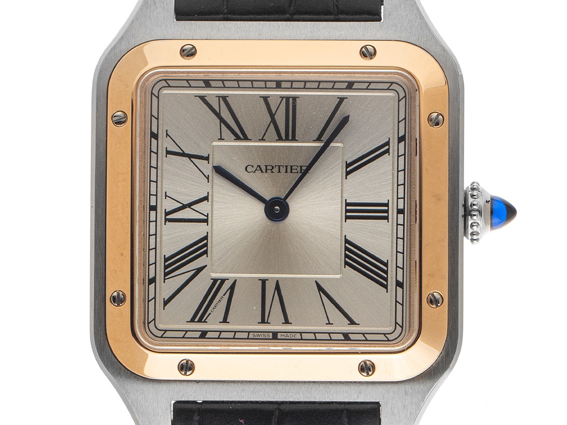 Cartier Santos-Dumont PM kleines Modell Ref.W2SA0038 Bj.2026 Full Set Ungetragen