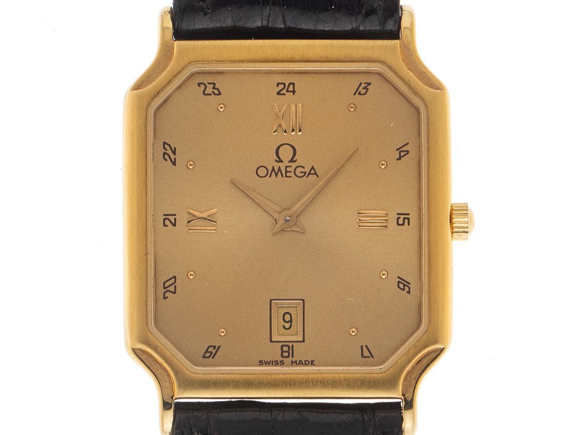 Omega De Ville Date Ref.196.980 Bj.1990 Full Set sehr gut Vintage 