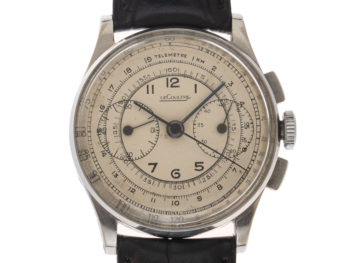 LeCoultre Chronograph Ref.22320 Bj.1940 original unpoliert Vintage