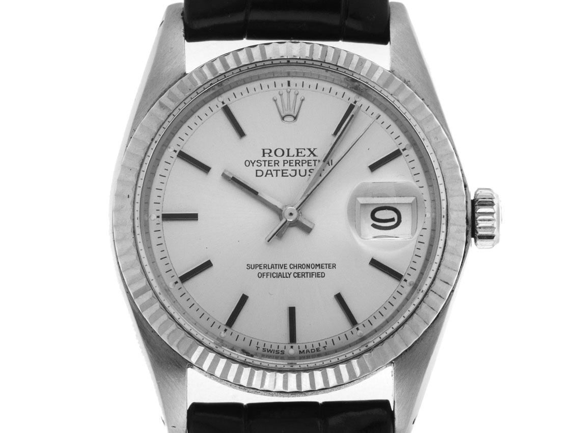 Rolex Datejust Ref.1601 1972 Box&Beschreibung Original Vintage Unpoliert