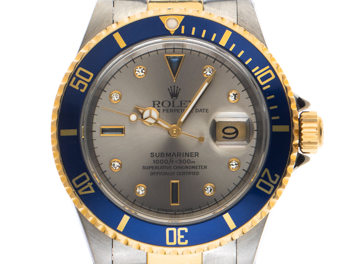 Rolex Submariner Date Sultan Ref.16613 1991 Full Set LC 100 Original Vintage Unpoliert