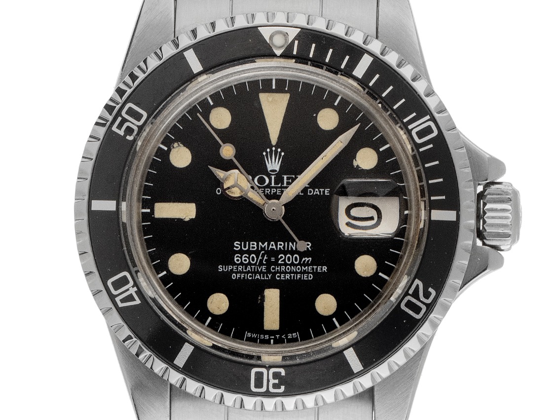 Rolex Submariner Date Matte Dial Ref.1680 1975 Box&Beschreibung sehr gut Vintage