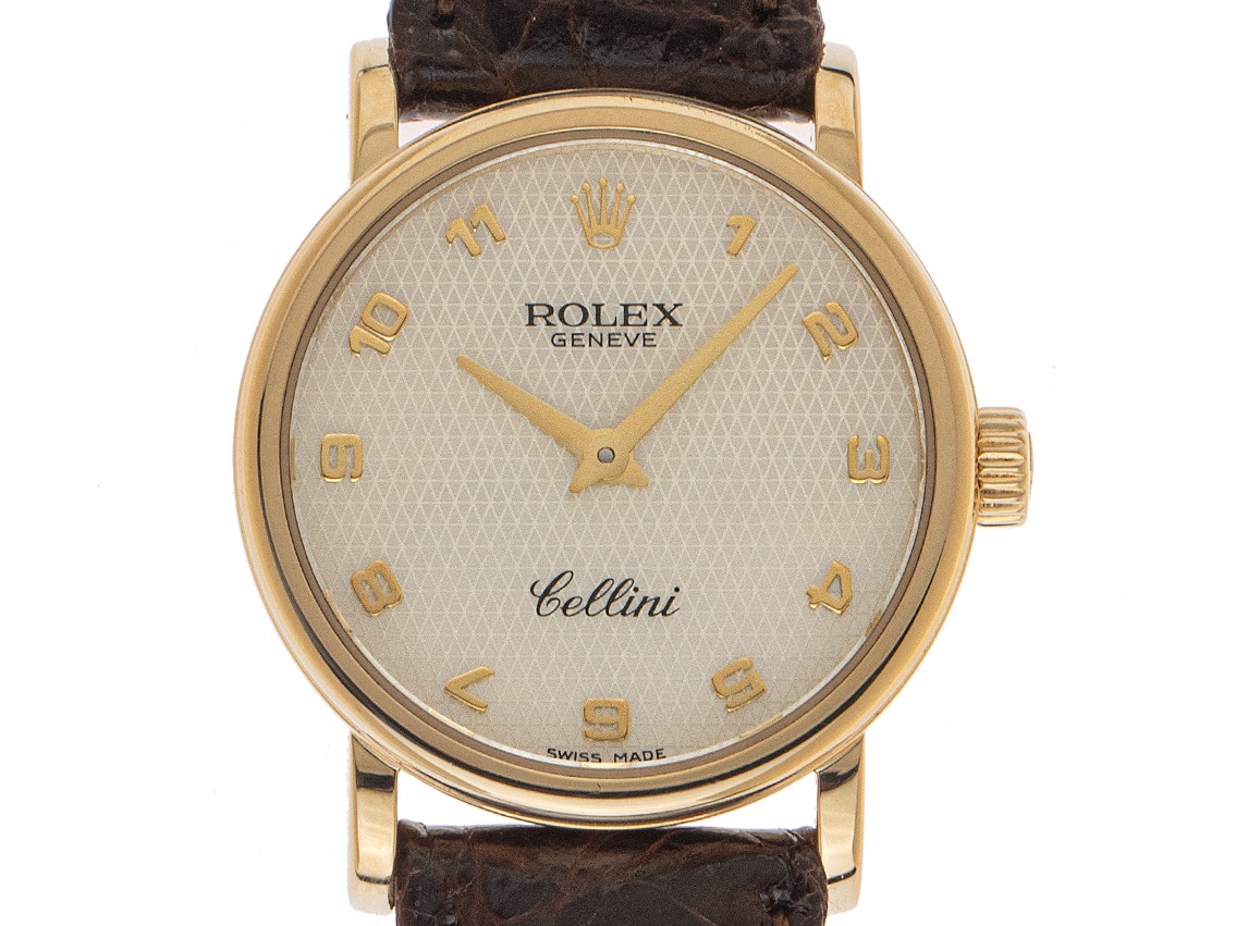Rolex Cellini Lady Ref.6110/8 2001 Box&Beschreibung sehr gut Vintage 