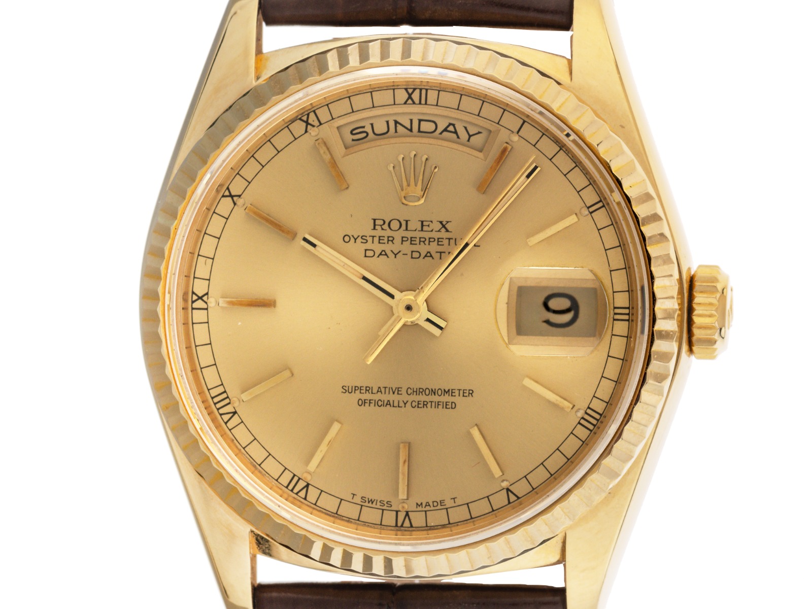 Rolex Day-Date Ref.18238 Bj.1991 Box&Beschreibung original Vintage Unpoliert