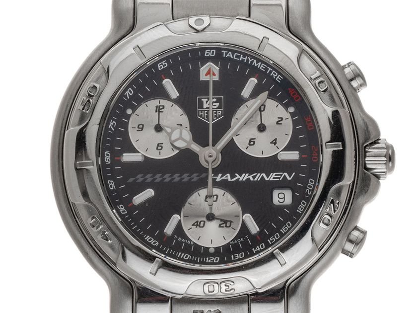 Tag Heuer 6000 Mika Häkkinen CH1114 1998 original Box original Vintage Unpoliert