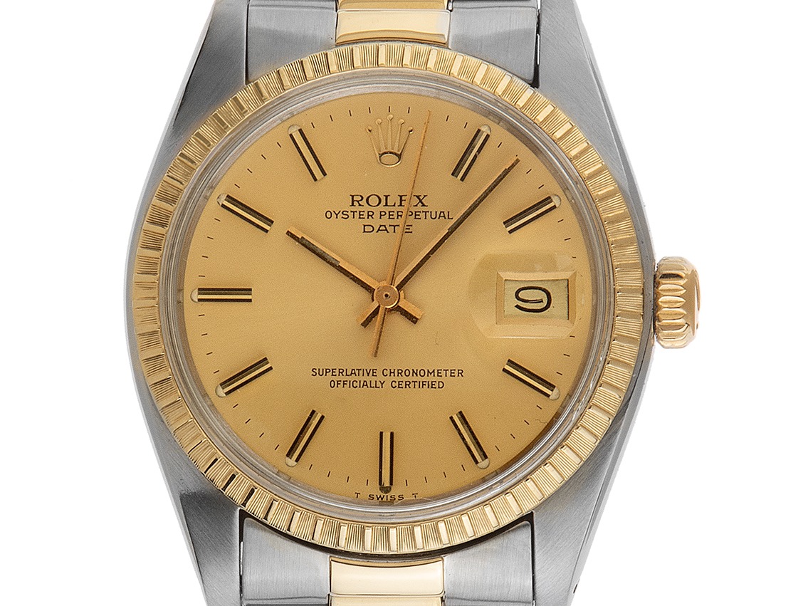 Rolex Oyster Perpetual Date Ref.1505 Bj.1979 original Box sehr gut Vintage