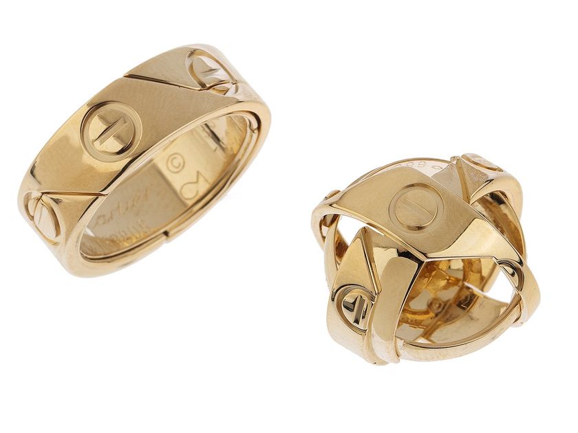 Cartier Ring 18kt Roségold 12,9g mit Box