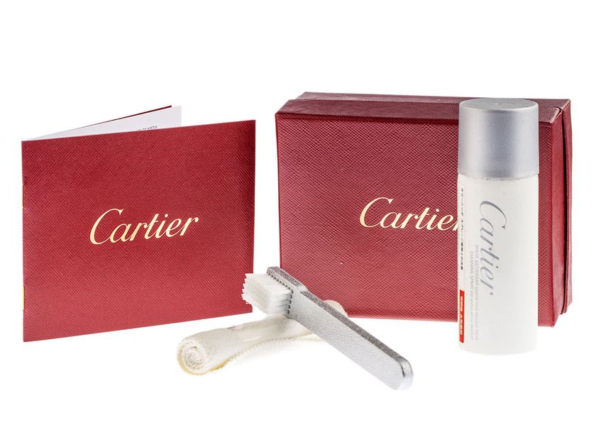 Cartier Zubehör Reinigungsset Reinigungsspray Mikrofasertuch Bürste