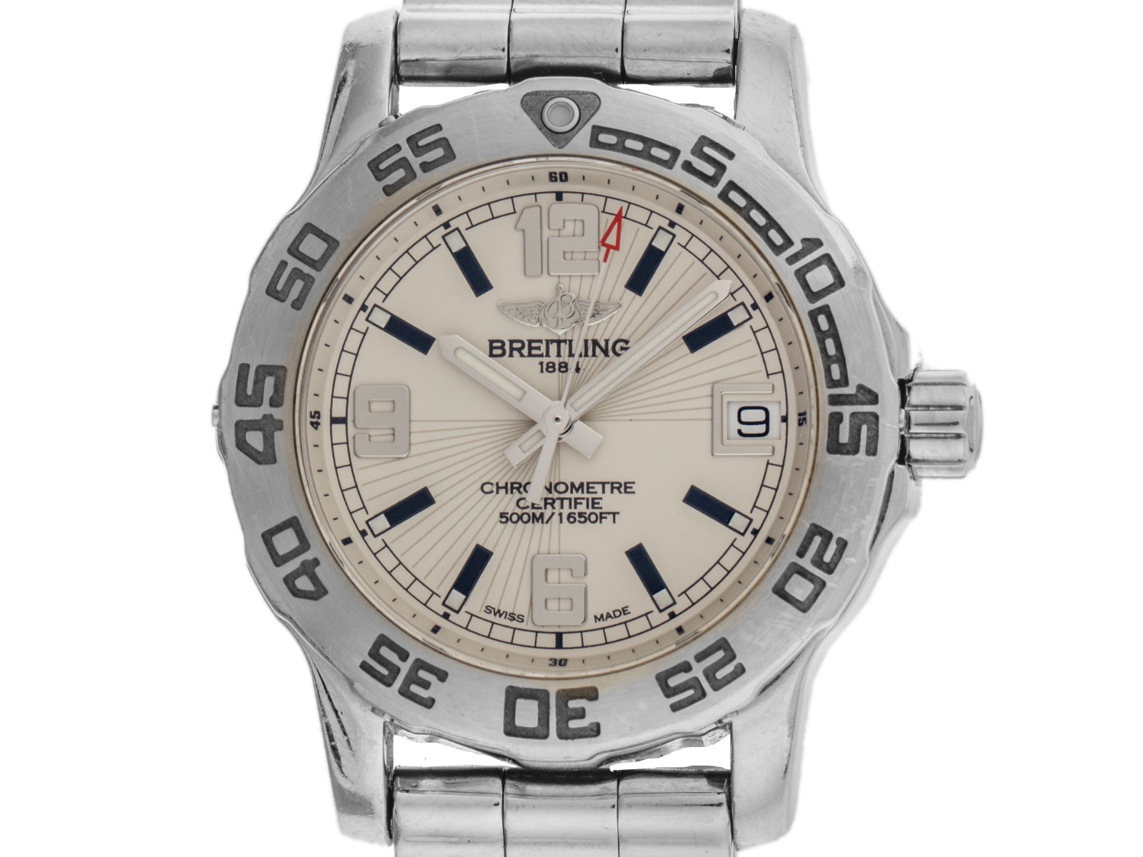 Breitling Colt Lady Ref.A7738811 Bj.2016 Full Set sehr original Vintage Unpoliert