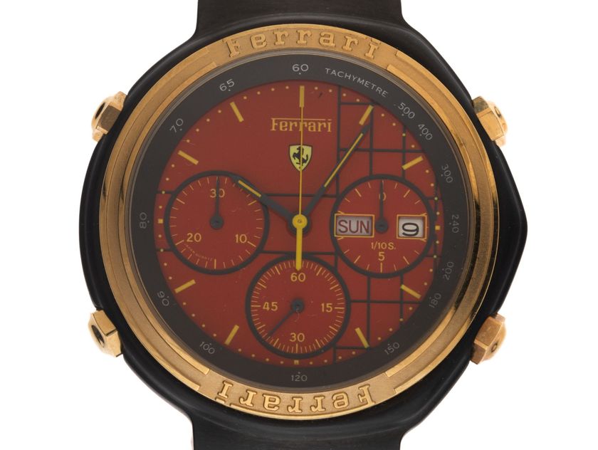 Ferrari Formula Day-Date Chronograph Ref.2609 Bj.1993 Full Set original Vintage Unpoliert