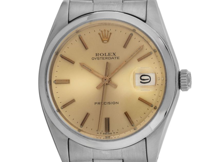 Rolex Oysterdate Precision Ref.6694 Bj.1970 original Box original Vintage Unpoliert