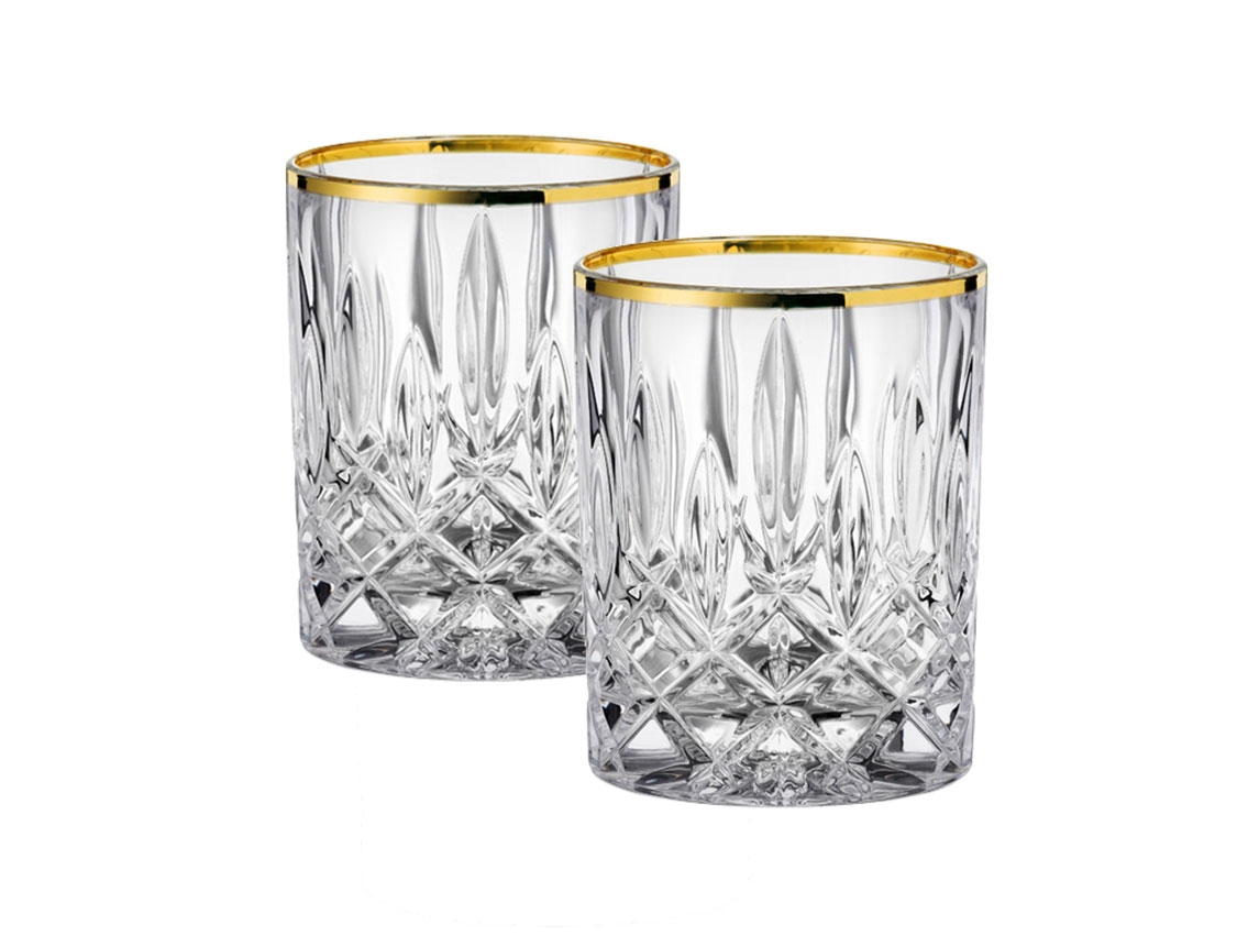 Nachtmann Noblesse Whiskybecher Gold 2er-Set Neu
