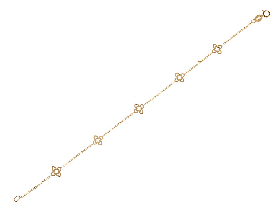 Palido Armband 14kt Gelbgold 180mm