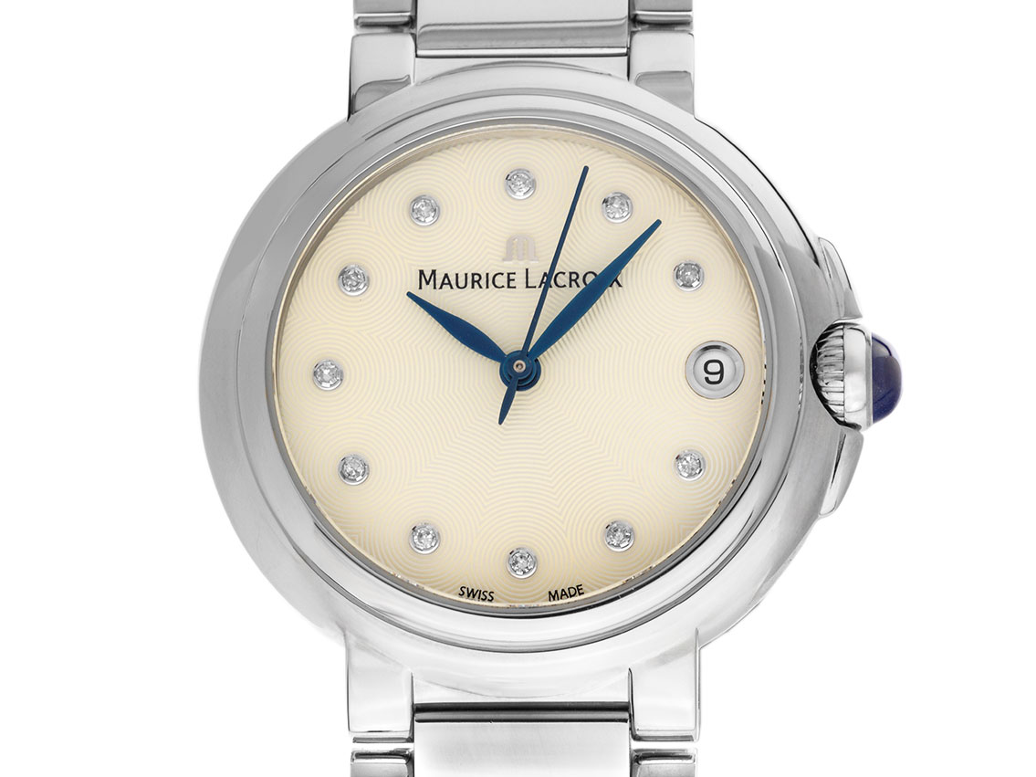 Maurice Lacroix Fiaba Date Diamanten Edelstahl Armand