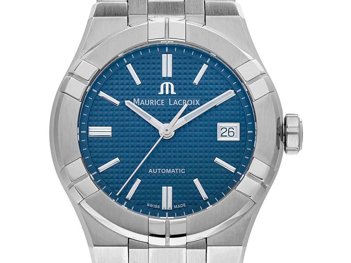Maurice Lacroix Aikon Gents Stahl Automatik Armband Stahl 39mm Ref.AI6007 Box&Pap. Full Set Neu Neuheit 