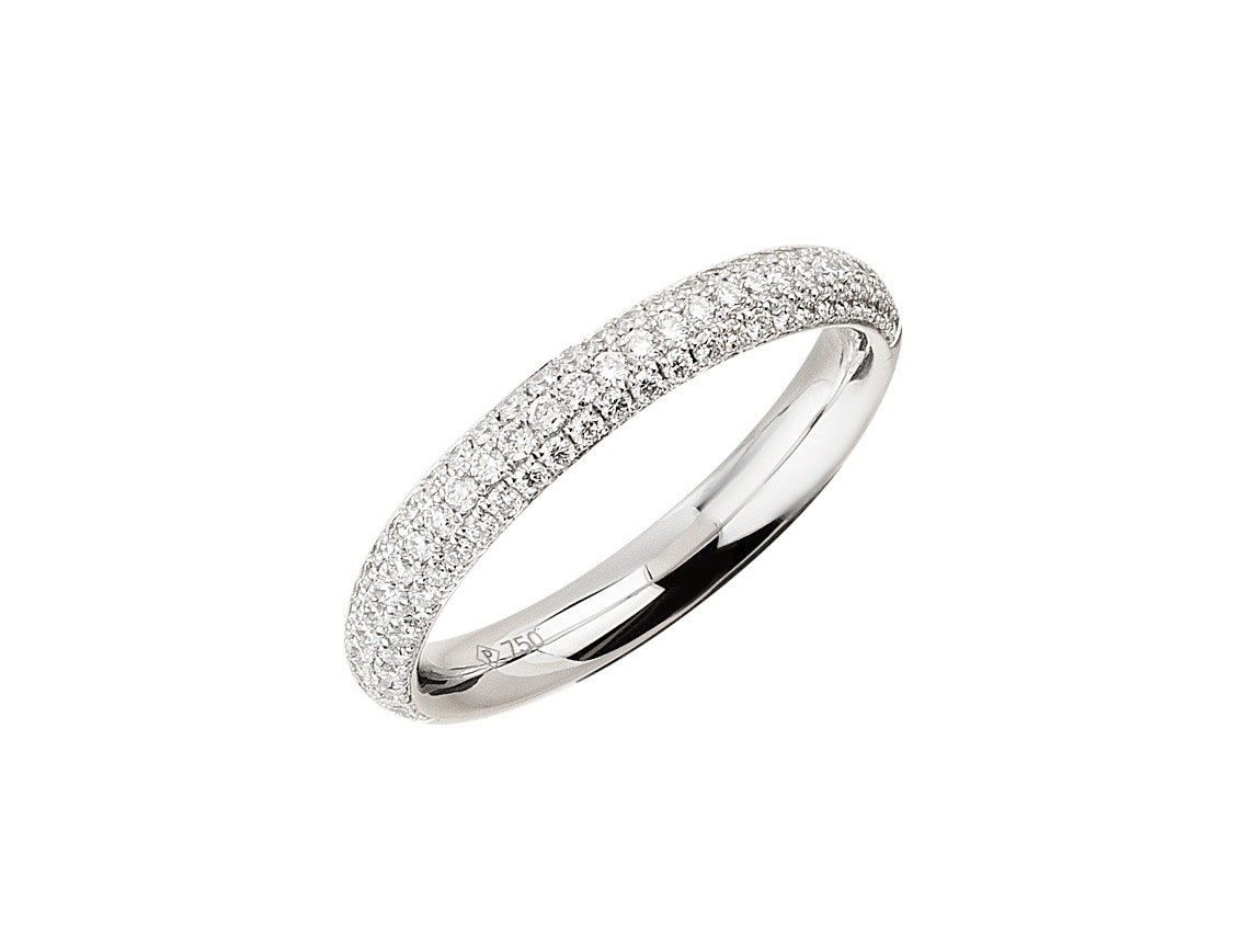 Palido Ring 18kt Weißgold 4,0g Diamanten 0,57ct 