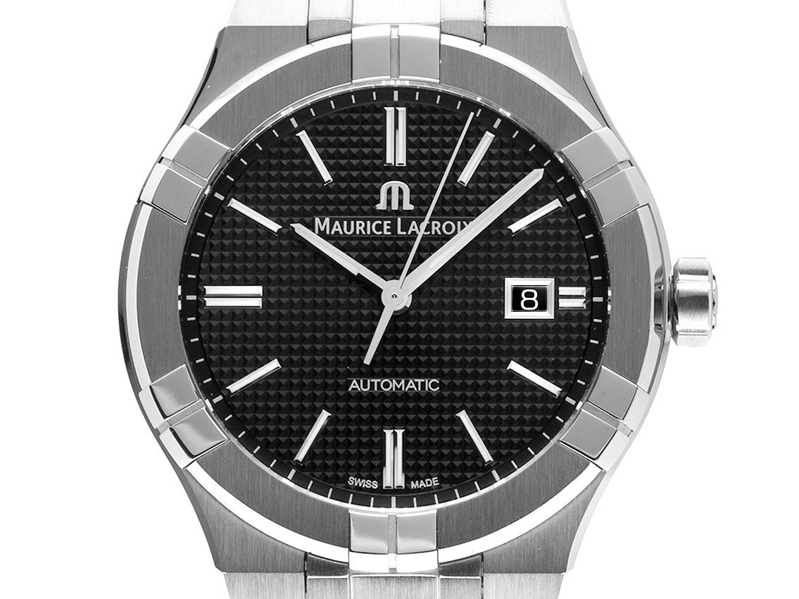 Maurice Lacroix Aikon Gents Stahl Automatik Armband Stahl 39mm Box&Pap. Full Set Neu Neuheit 
