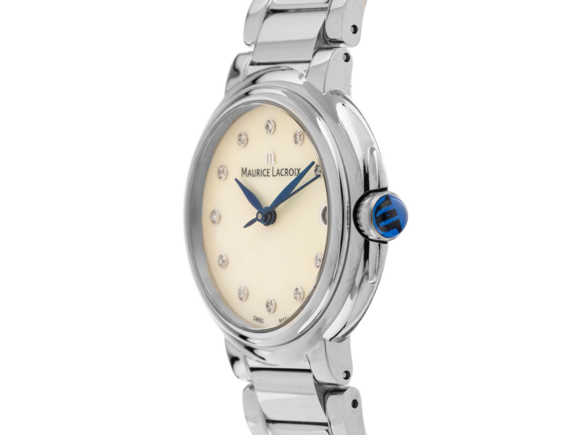 Maurice Lacroix Fiaba Date Diamanten Edelstahl Armand