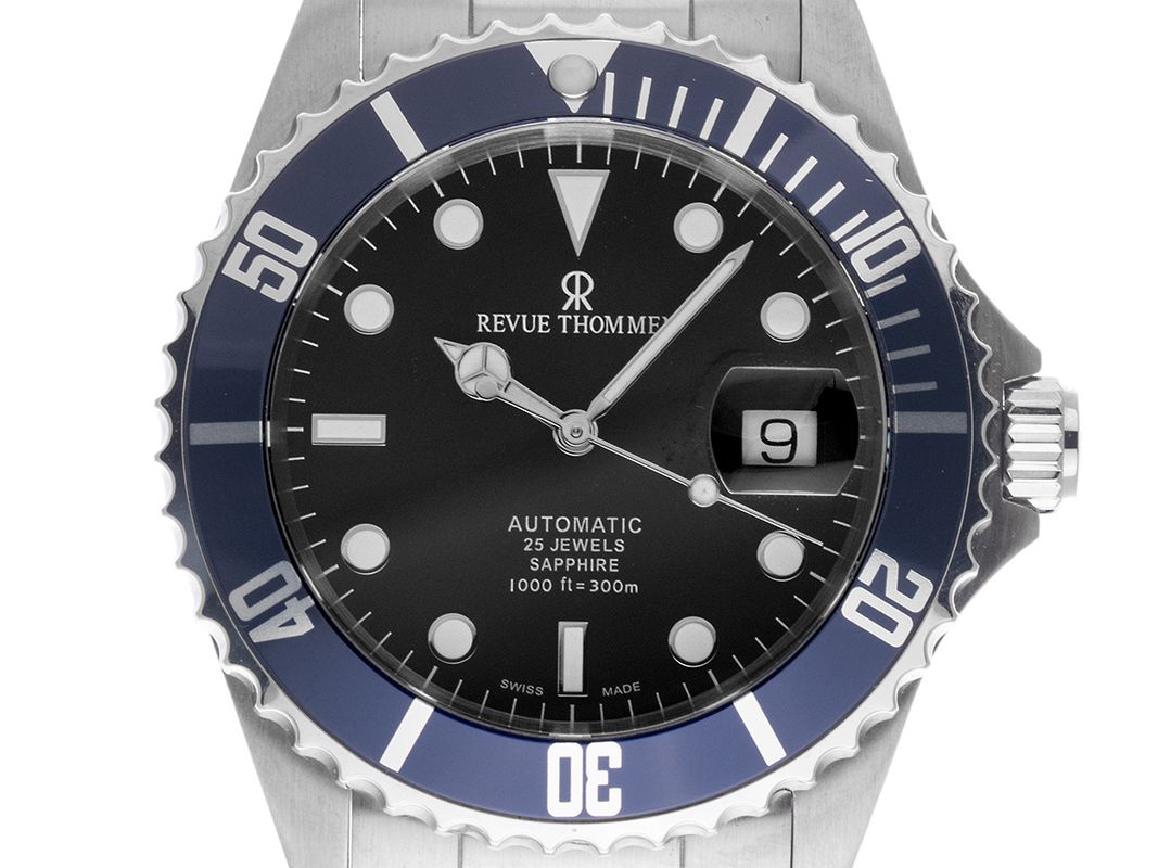 Revue Thommen Diver Edelstahl Armand Edelstahl 42mm wie