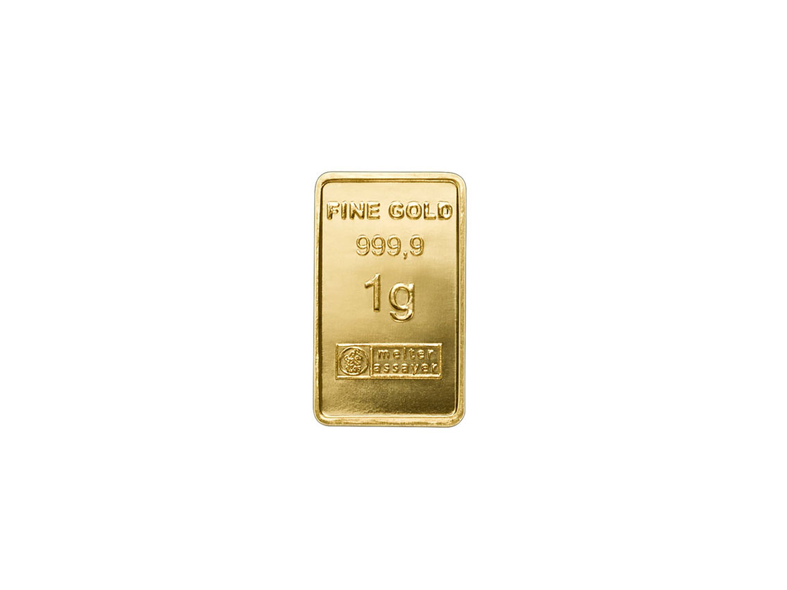 Goldbarren 999 Feingold 1g LBMA zertifiziert