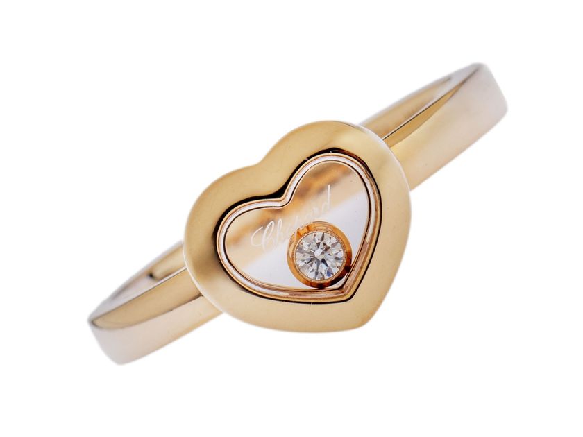 Chopard Ring Happy Diamonds Icons 18kt Roségold Diamant 0,05ct 5,0g mit Box und Papiere