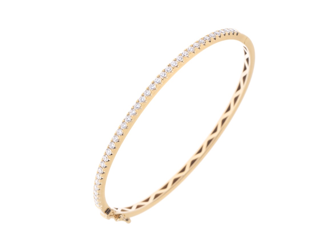 Alberti Armreif 18kt Gelbgold 11,1g Diamanten 1,04ct 