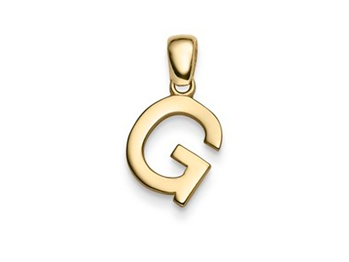Anhänger Buchstabe "G" 14kt Gelbgold 0,6g