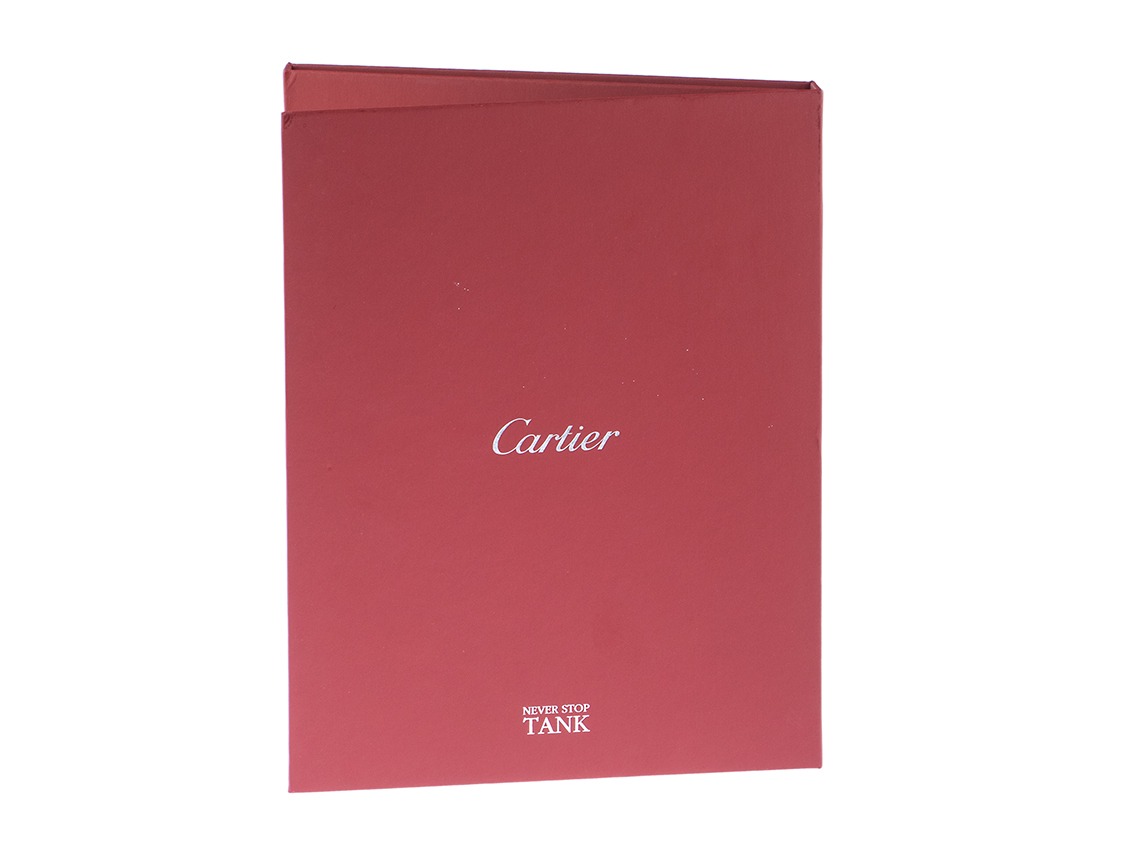 Cartier Never Stop Tank Collection 2012 Hardcover Katalog Portfolio