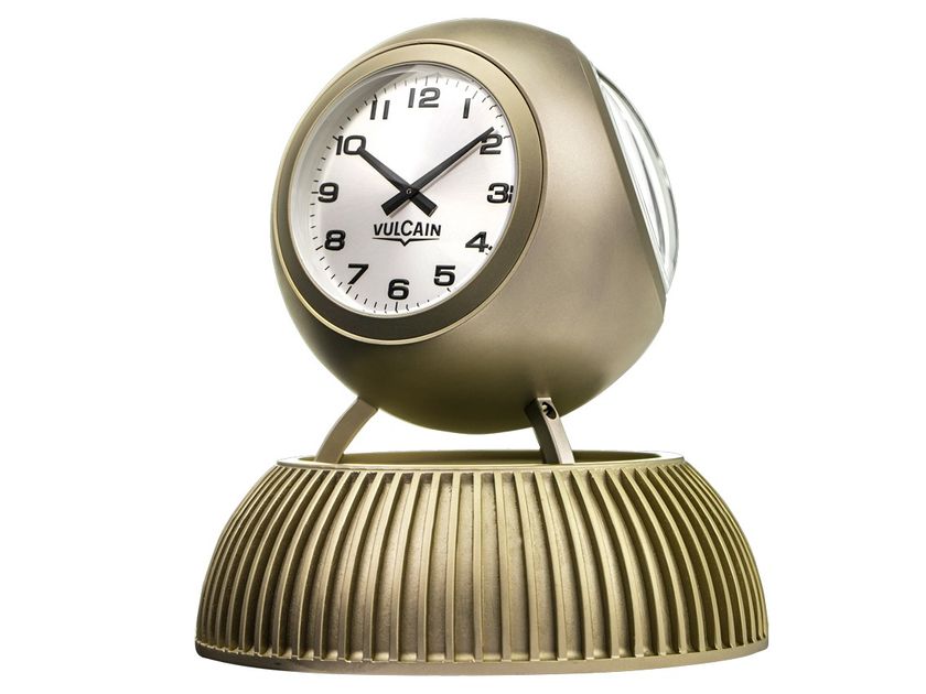 Vulcain V-TCLOCK Tischuhr Stahl Quarz 2026 Full Set Neu
