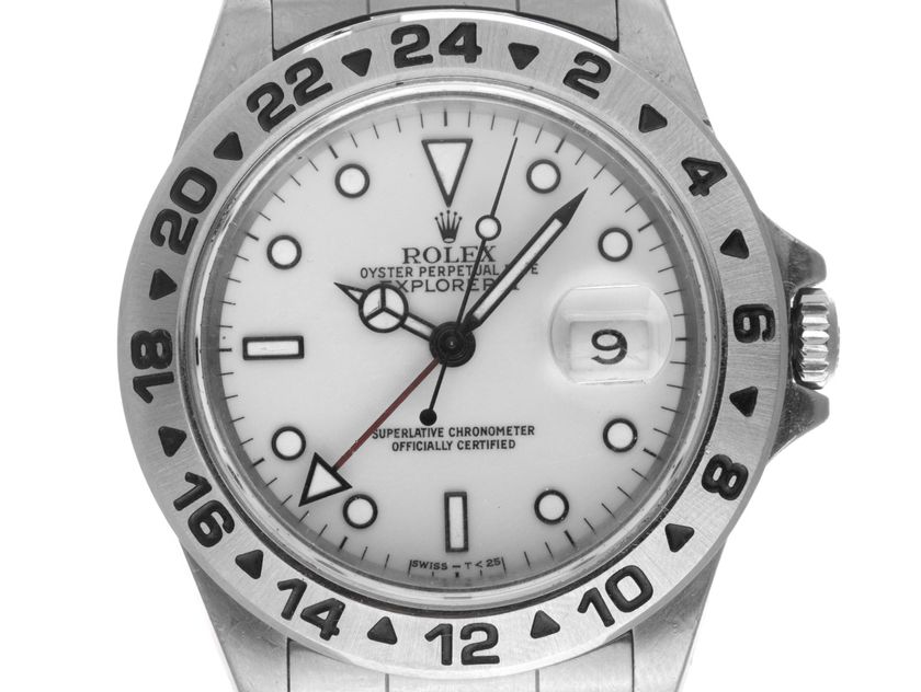 Rolex Explorer II Ref.16570 Bj.1991 Box&Beschreibung Original Vintage Unpoliert