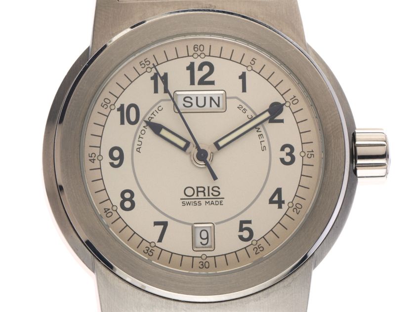 Oris Big Crown BC3 Day Date Ref.7500 Bj.2010 original Box original Vintage Unpoliert