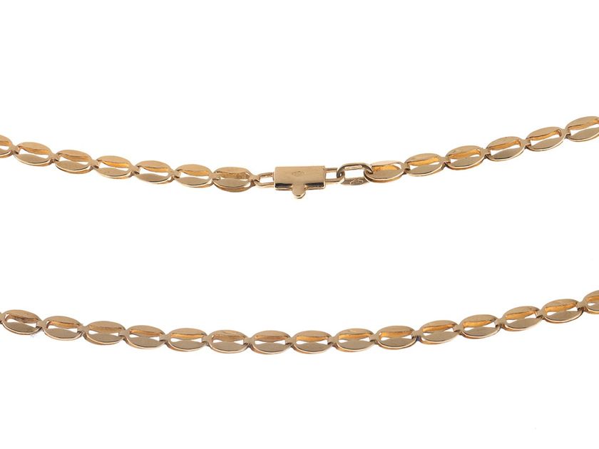 Halskette Design 18kt Gelbgold 15,0g Handarbeit