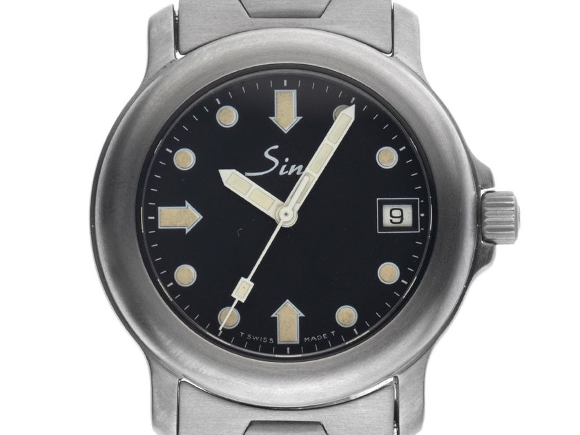 Sinn Modell 8826 Ti Ref.8826Ti Bj.1996 original Box original Vintage Unpoliert