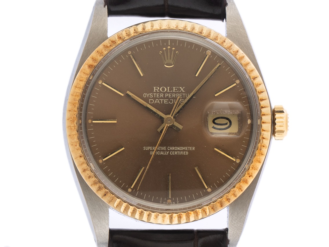 Rolex Datejust Ref.16013 Bj.1980 Box&Beschreibung Original Vintage Unpoliert