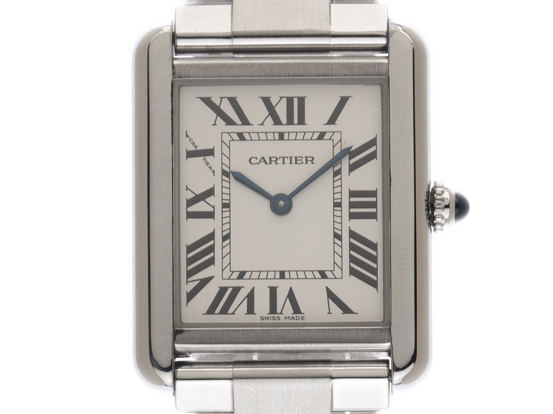 Cartier Tank Solo Ref.3170 Bj.2012 Box&Beschreibung sehr gut Vintage