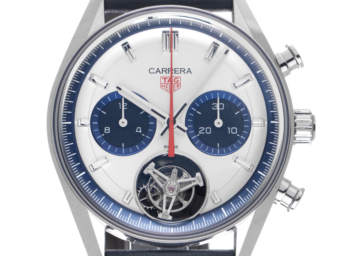 Tag Heuer Carrera Chronograph Tourbillion Ref.CBS2214.FC6567 2024 Full Set wie Neu