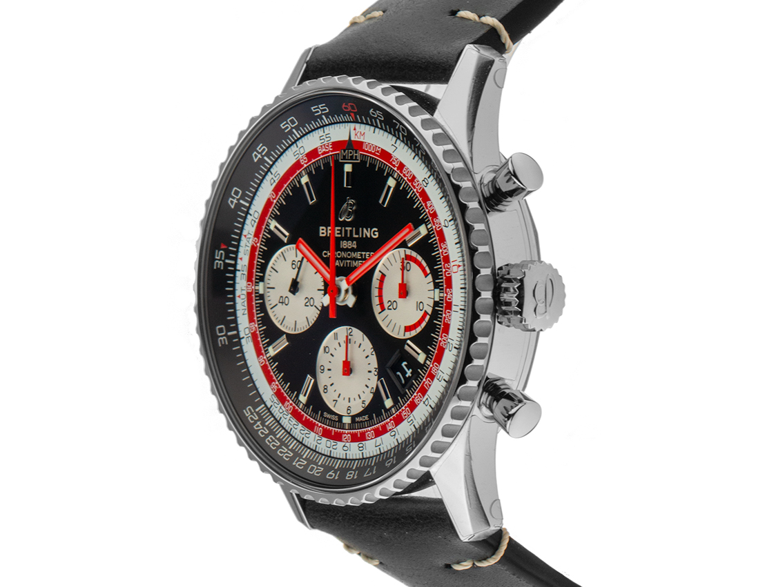 Breitling Navitimer B01 Swissair - Edelstahl - Armand Leder - 43mm 