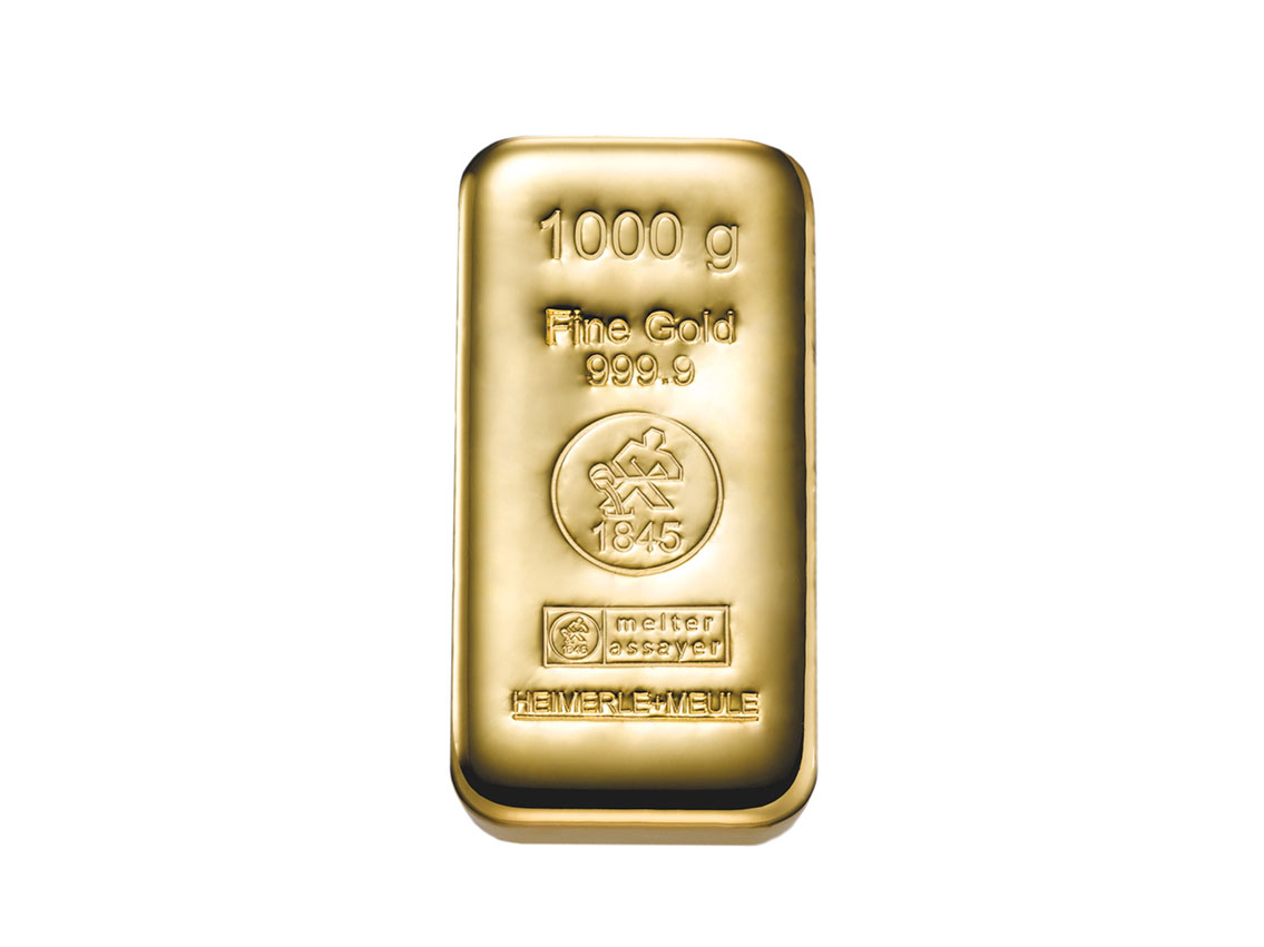 Goldbarren 999 Feingold 1000g LBMA zertifiziert
