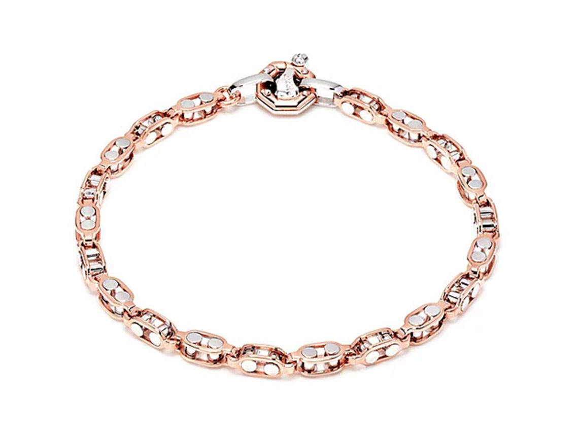 Baraka Armband 18kt Rosé/Weißgold 17,0g Diamant 0,02ct