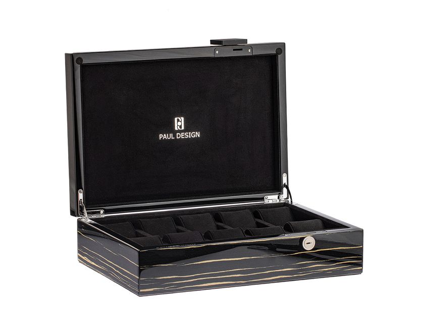 Paul Design Collector 10 Black Shadow Uhrenbox