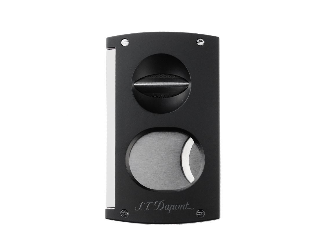 S.T. Dupont Zigarrencutter Matt Black Chrom Ref.003419 Box&Pap. Full Set Neu