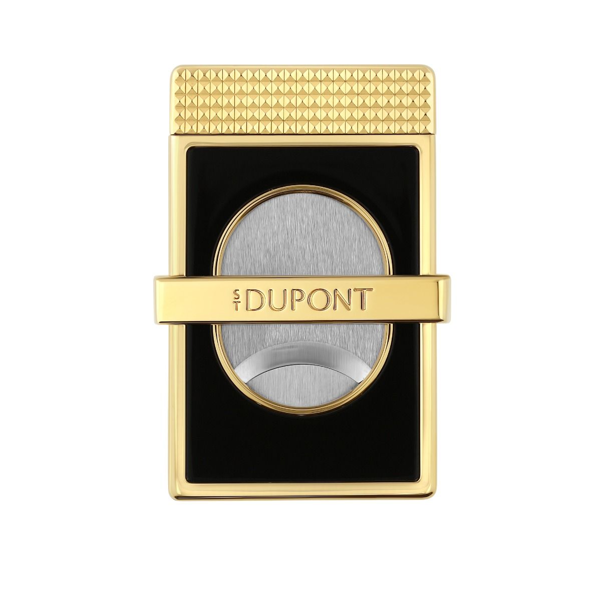 S.T. Dupont Zigarrencutter Stand Slim Cohiba 60 Black Golden Ref.003472 Full Set